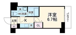ティモーネグランデ川口【1階】の間取り