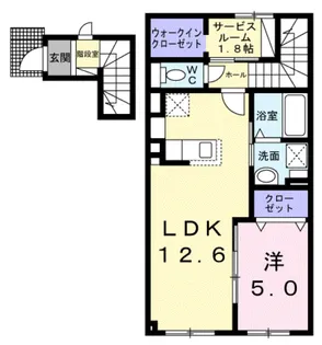 ルーエ【2階】の間取り