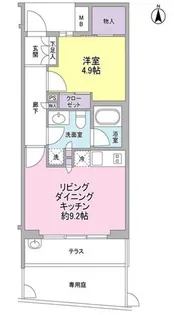 ナチュラーレ代沢【1階】の間取り
