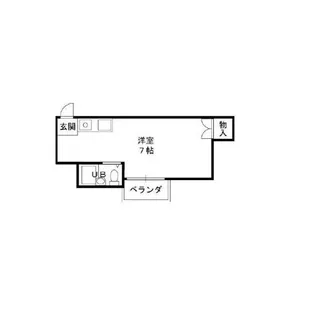 ラティス守口【1階】の間取り