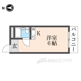 リヴェール王寺【5階】の間取り