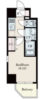 エスリードレジデンス大阪弁天町【9階】の間取り