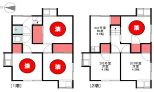 ウィルホームズ板橋【2階】の間取り
