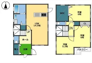 高知県南国市大そね乙【一戸建】の間取り