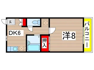 THハイム千葉【2階】の間取り