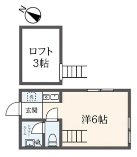 1Rの間取り画像