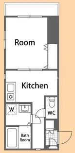 コーポナデシコII【1階】の間取り