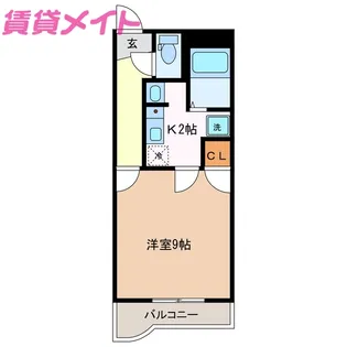 五反田2005【2階】の間取り