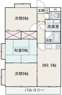 Ms TOKIO【2階】の間取り