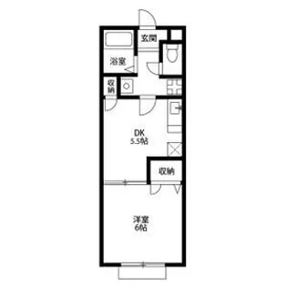 アムール雅【2階】の間取り