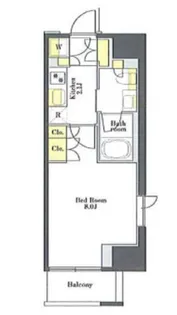 プライムメゾン浅草橋【7階】の間取り
