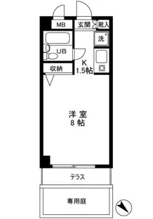 モナークマンション堀切菖蒲園【1階】の間取り