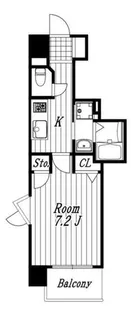 (PET可)Kashiwa 808 Tower【3階】の間取り