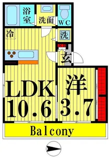 Piacere【3階】の間取り