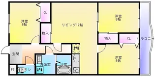 パレーシャル21【5階】の間取り