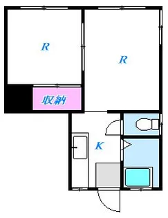 フォレストベイル綾瀬【2階】の間取り