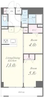 JPT RESIDENCE【3階】の間取り