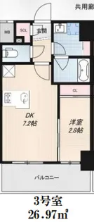 リアライズ小路【9階】の間取り