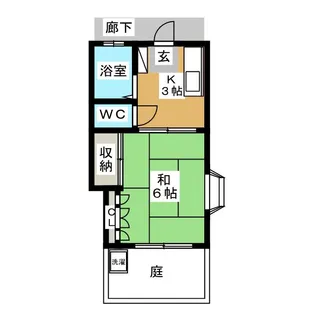 東京都品川区小山2【アパート】の間取り