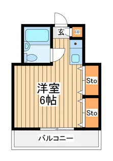 イーストビレッジユダ【1階】の間取り