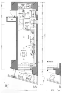 アルテシモリンククロス【12階】の間取り