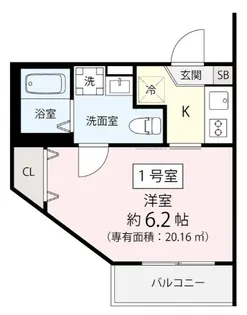 SR北習志野【2階】の間取り