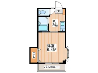 アベニュ-マンション【1階】の間取り
