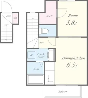 アンフィニ【2階】の間取り