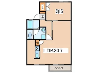 オレンジヒルズ【2階】の間取り