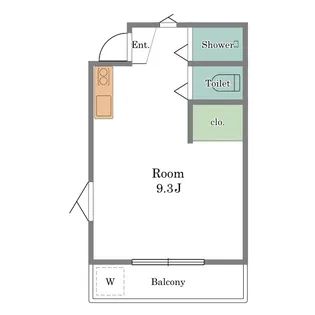 MKハイツ【1階】の間取り
