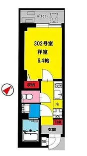 BlueSky Unoki【3階】の間取り