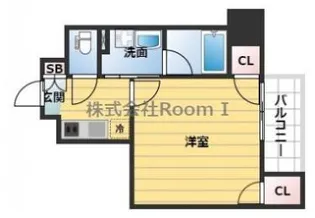 キャピトル大手通【14階】の間取り
