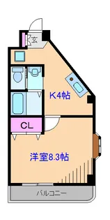 神奈川県横浜市港北区日吉5【マンション】の間取り