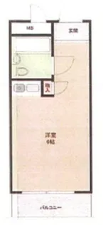 トップ市ヶ谷【2階】の間取り