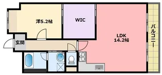 ユーレジデンス武庫川 (旧アプリーレ武庫川)【2階】の間取り