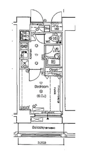スパシエルクス府中【5階】の間取り