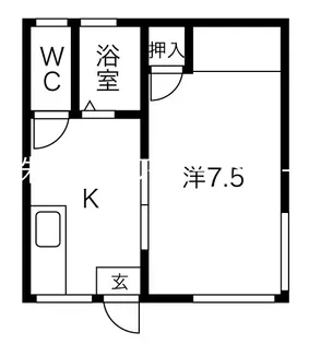 アーバンレークII【1階】の間取り
