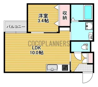 ヴェール出水【1階】の間取り