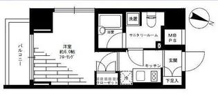 セジョリ横浜みなとみらいII【2階】の間取り