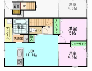 Seize A【2階】の間取り