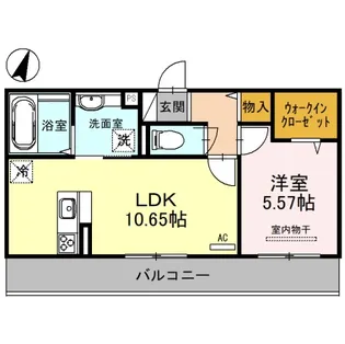 ラヴィベル膳所【2階】の間取り