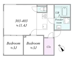 trias547【3階】の間取り