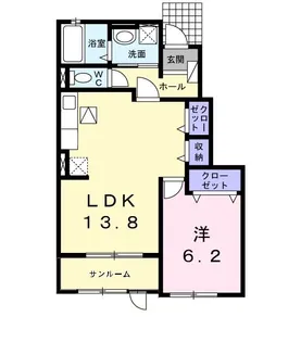 セイバリー M【1階】の間取り