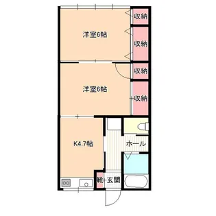 ダイナコーポ【2階】の間取り