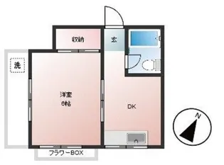 桜台梅田マンション【3階】の間取り