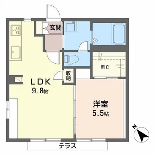 アーデンハイツ【1階】の間取り