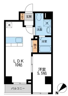 JMFレジデンス新横浜【7階】の間取り