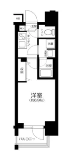 アクサス南品川【9階】の間取り
