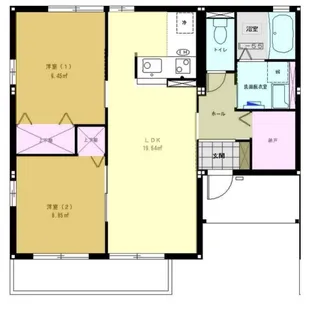 LIEN 楓雅【2階】の間取り