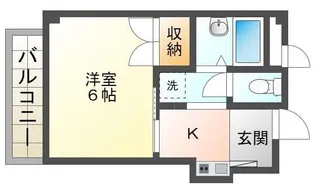 天野屋ビル【4階】の間取り